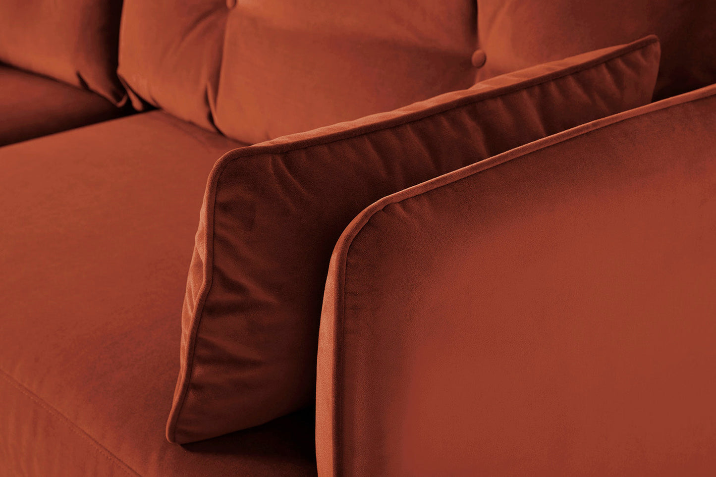 Model 19 2 Seater Sofa, Brick