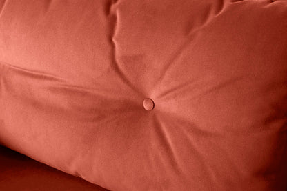 Model 19 2 Seater Sofa with Ottoman - Paprika