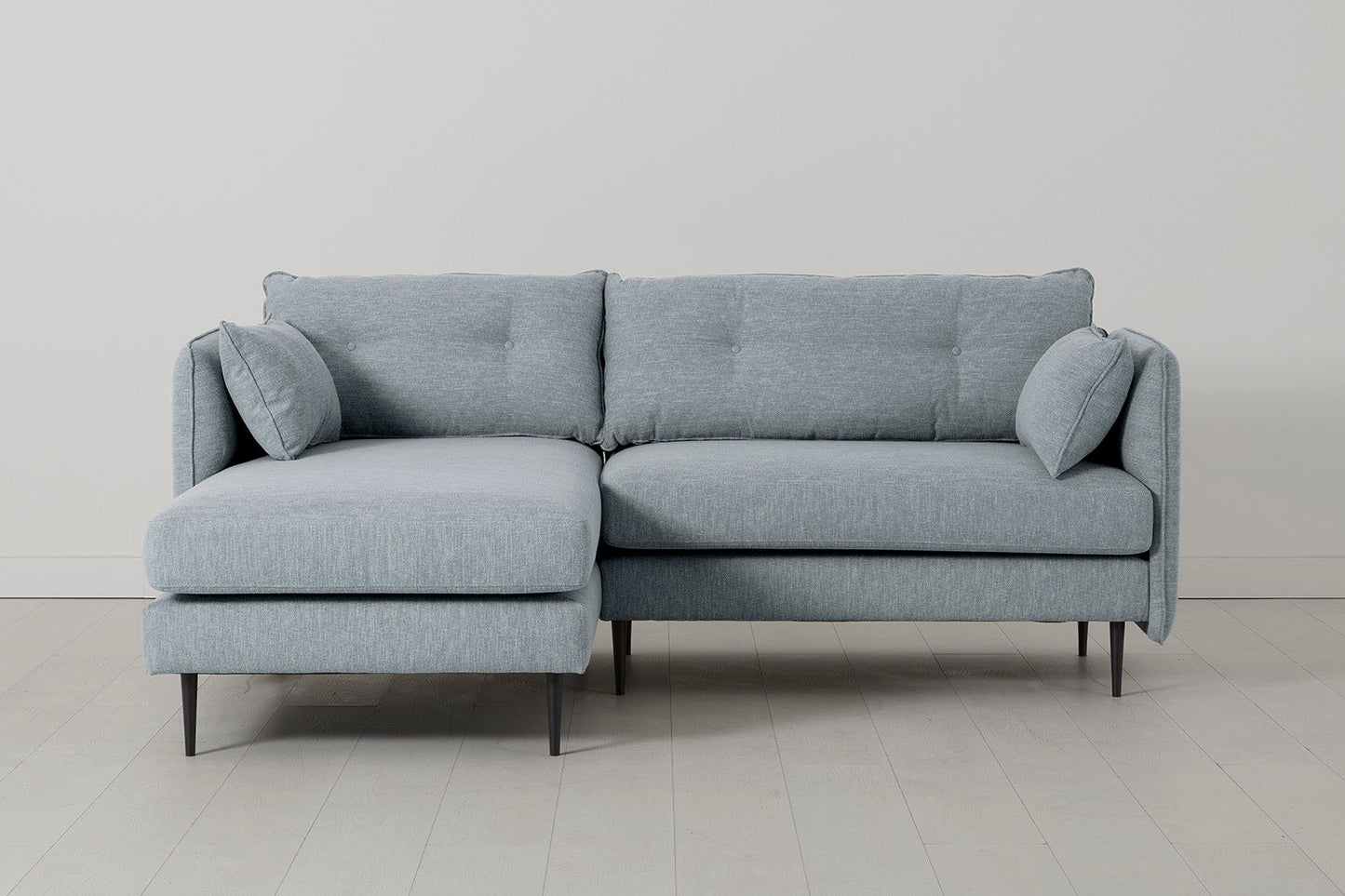 Model 19 3 Seater Left Chaise Sofa, Seaglass