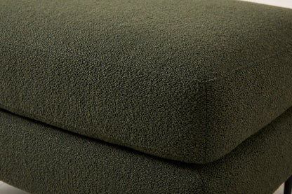 Model 19 Ottoman, Fern — detail close-up