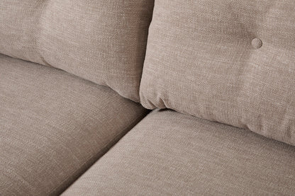 Model 19 3 Seater Sofa with Ottoman Pumice - Detail 08