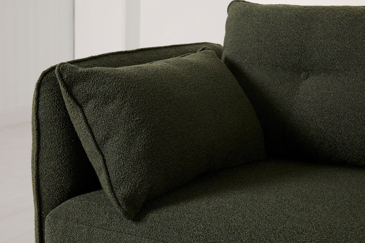 Model 19 3 Seater Sofa with Ottoman, Fern