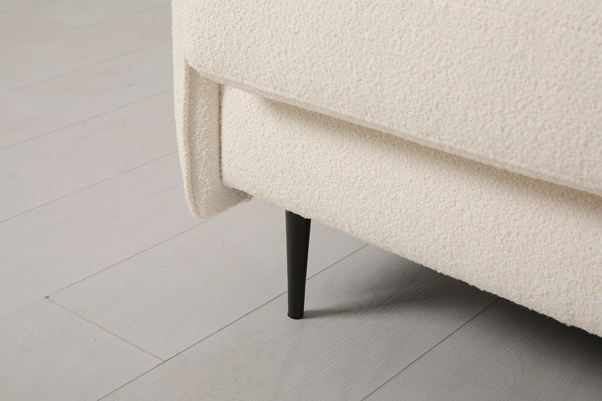 Model 19 Loveseat Sofa, Ivory — Model 19 - Detail - Ivory 05