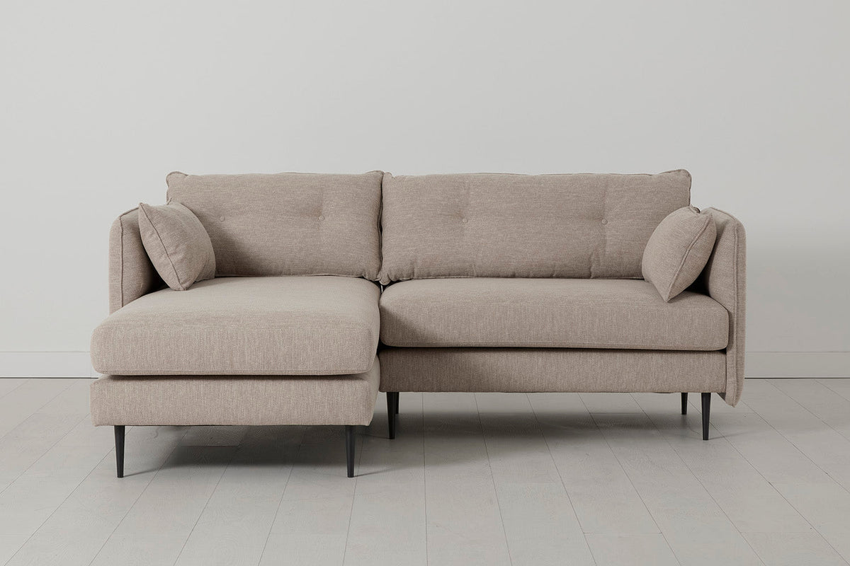Model 19 3 Seater Left Chaise Sofa, Pumice — Model 19 - Left Chaise Sofa - Pumice 01
