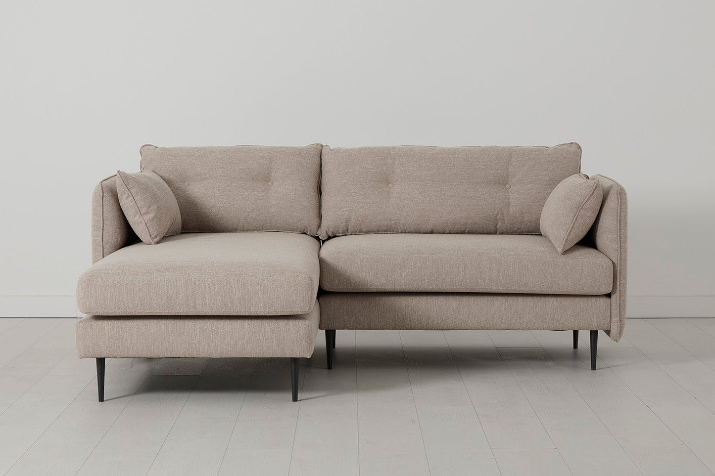 Model 19 3 Seater Left Chaise Sofa, Pumice