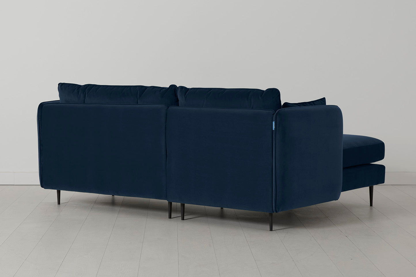 Model 19 3 Seater Left Chaise Sofa, Indigo