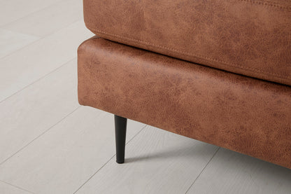 Model 19 Ottoman, Chestnut — Detail view
