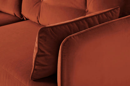 Model 19 3 Seater Sofa with Ottoman, Brick