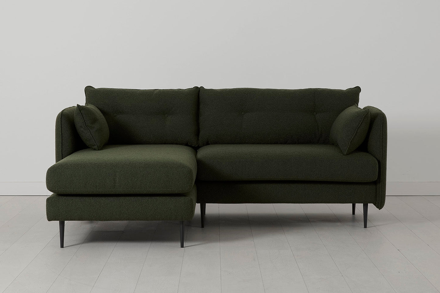 Model 19 3 Seater Left Chaise Sofa, Fern