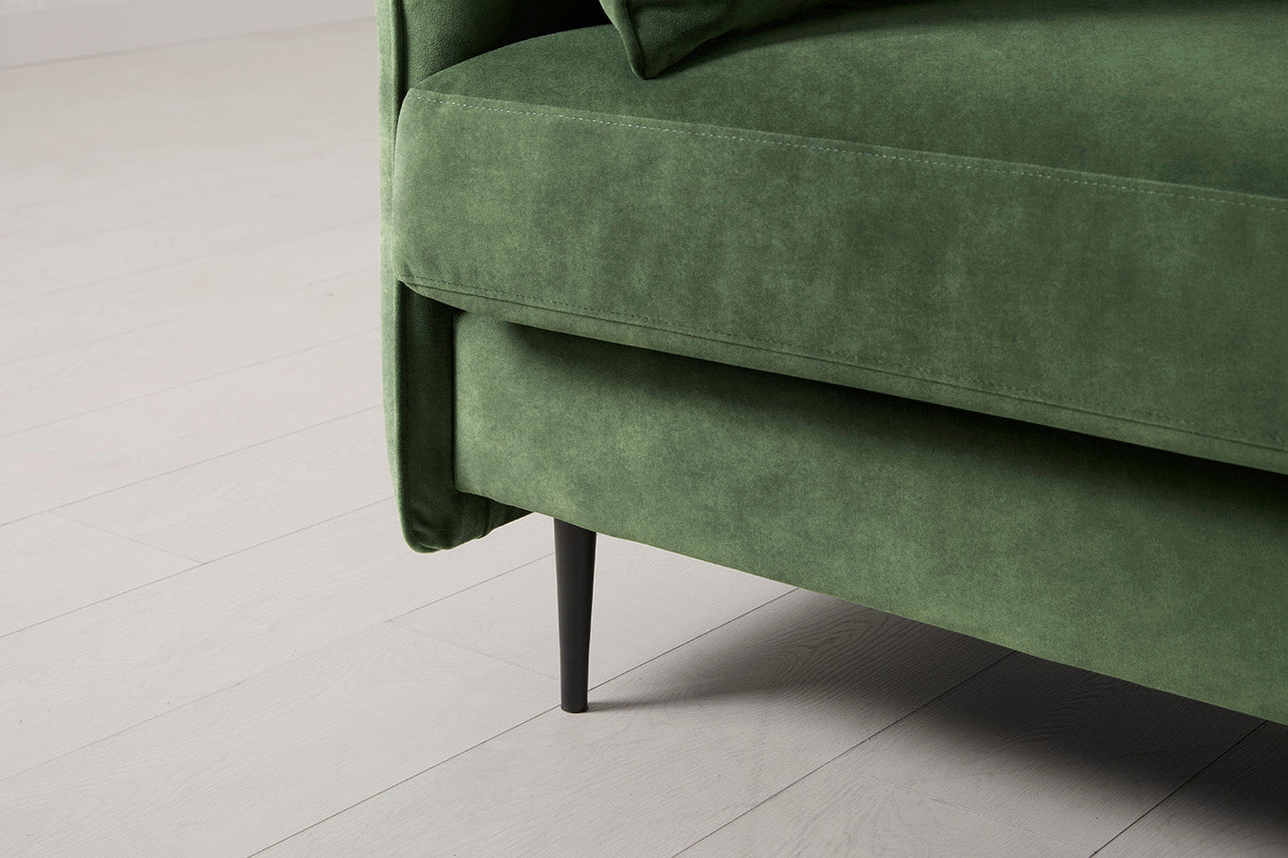 Model 19 2 Seater Sofa with Ottoman, Conifer