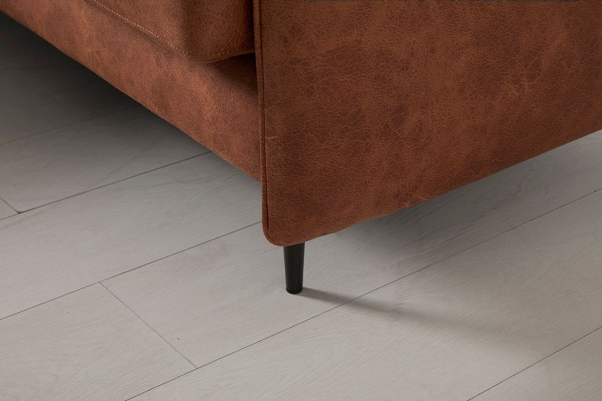 Model 19 2 Seater Sofa, Chestnut — Model 19 - Detail - Chestnut 02