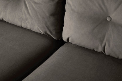 Model 19 2 Seater Sofa with Ottoman - Elephant