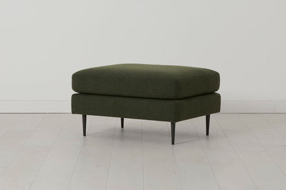 Model 19 Ottoman, Fern — side view