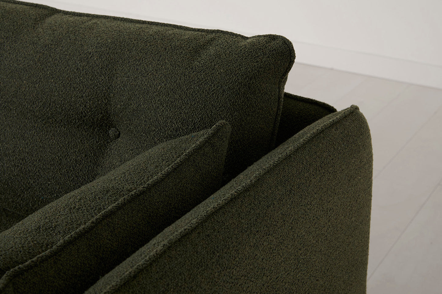 Model 19 3 Seater Sofa with Ottoman, Fern