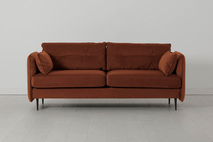 Model 19 3 Seater Sofa, Umber — front view
