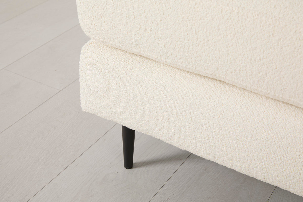 Model 19 Ottoman, Ivory — Detail view