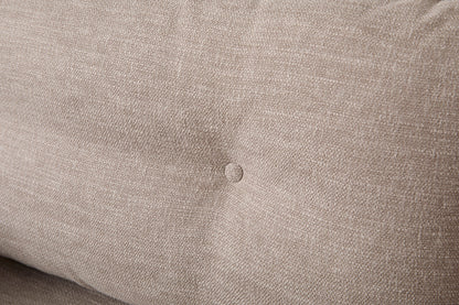 Model 19 3 Seater Sofa with Ottoman Pumice - Detail 07