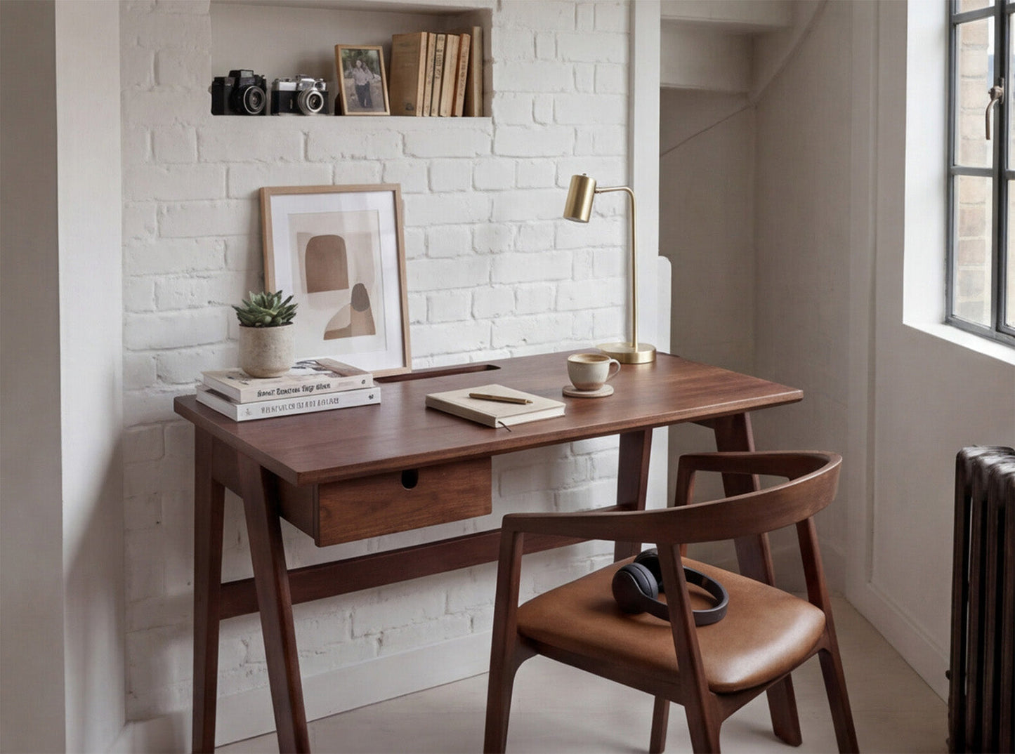 Desk 02, Walnut