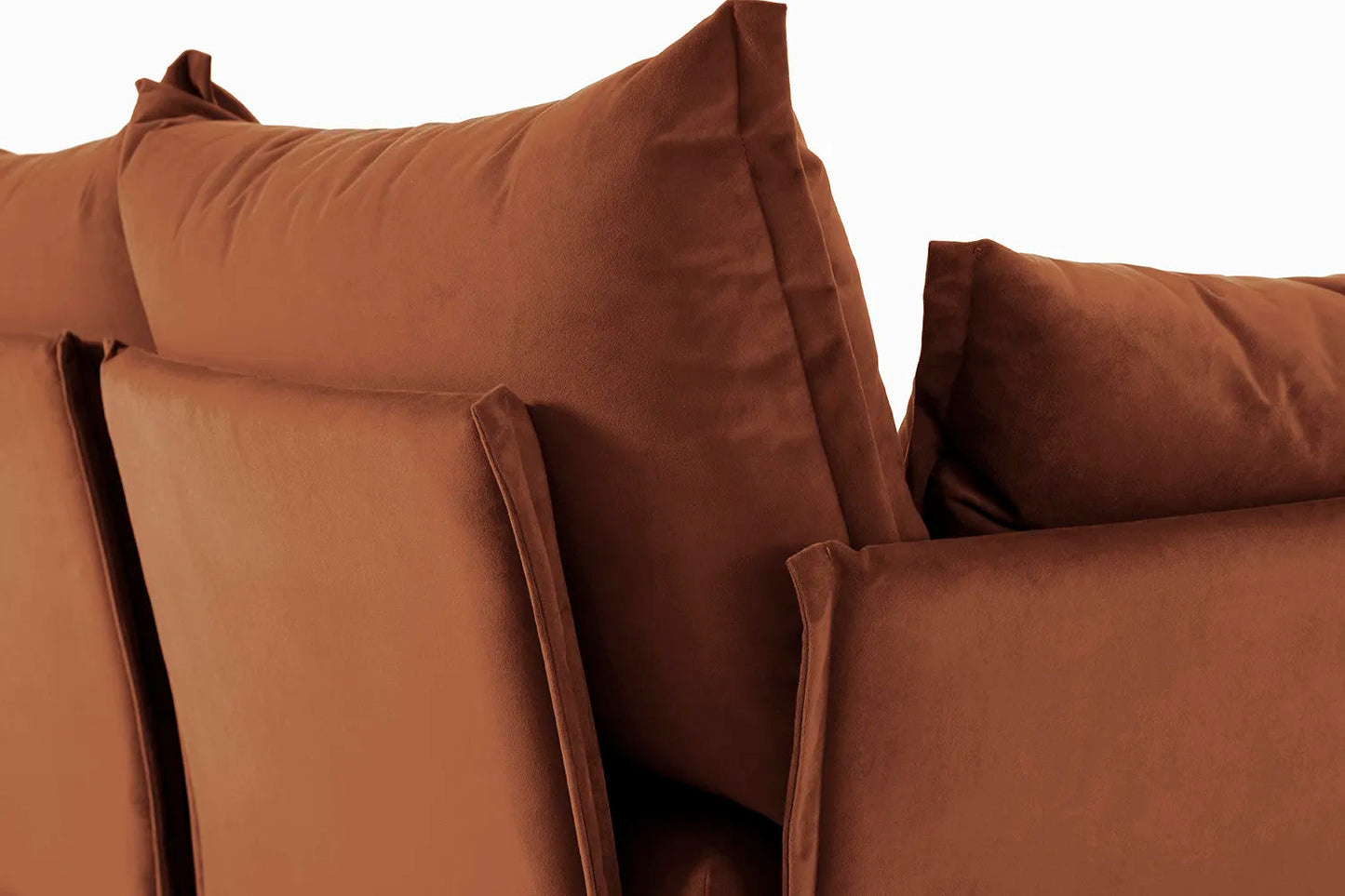 Model 06 2-Seater Right Chaise Sofa, Umber
