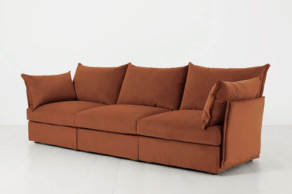 Model 06 3-Seater Sofa, Umber
